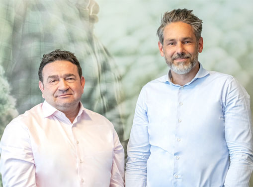 Der Vorstand der Landgard eG: Oliver Mans (Vors.) und Moritz Krannich